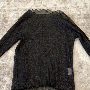 Brandy Melville mesh long sleeve top